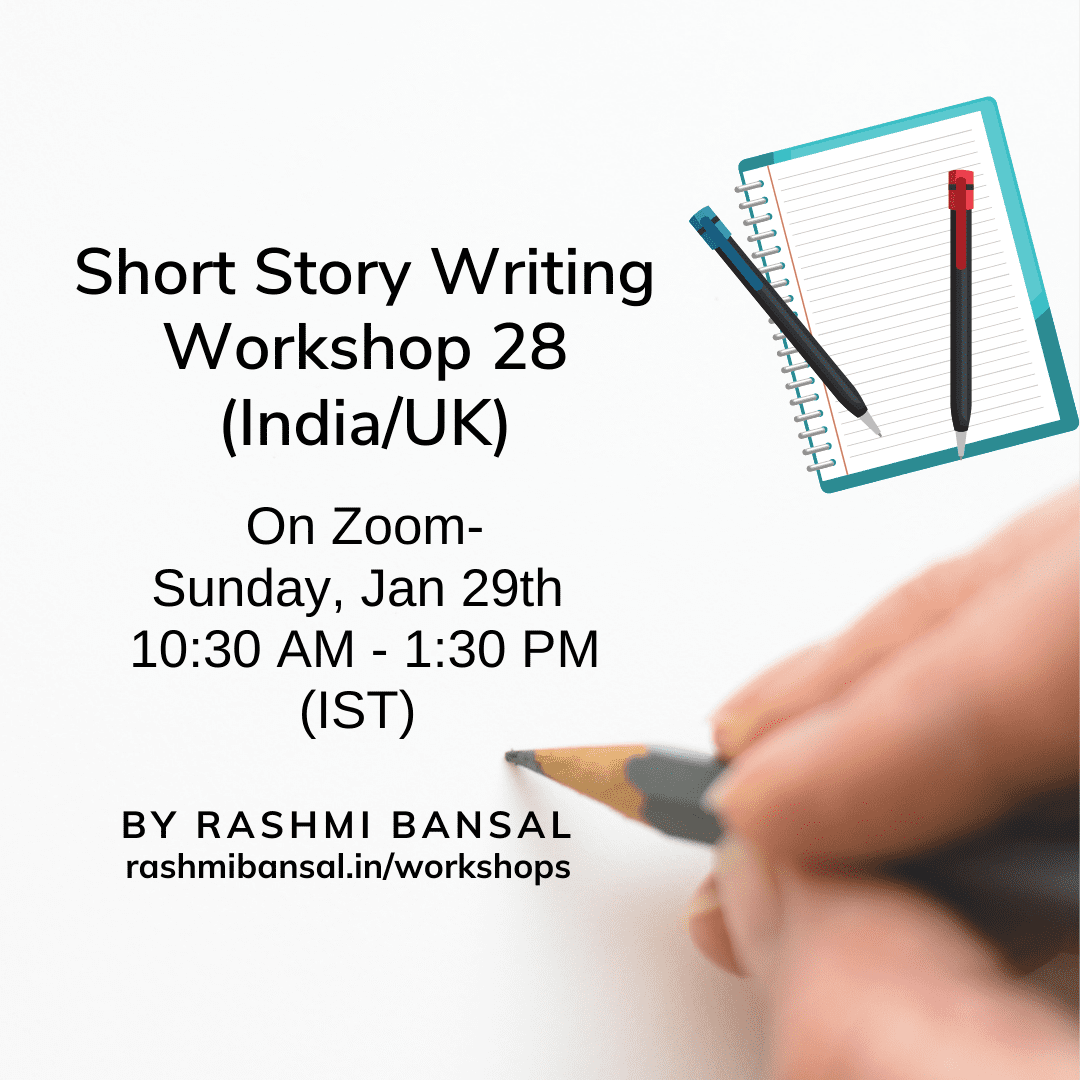 Short Story Writing Workshop Nov 6, 2022